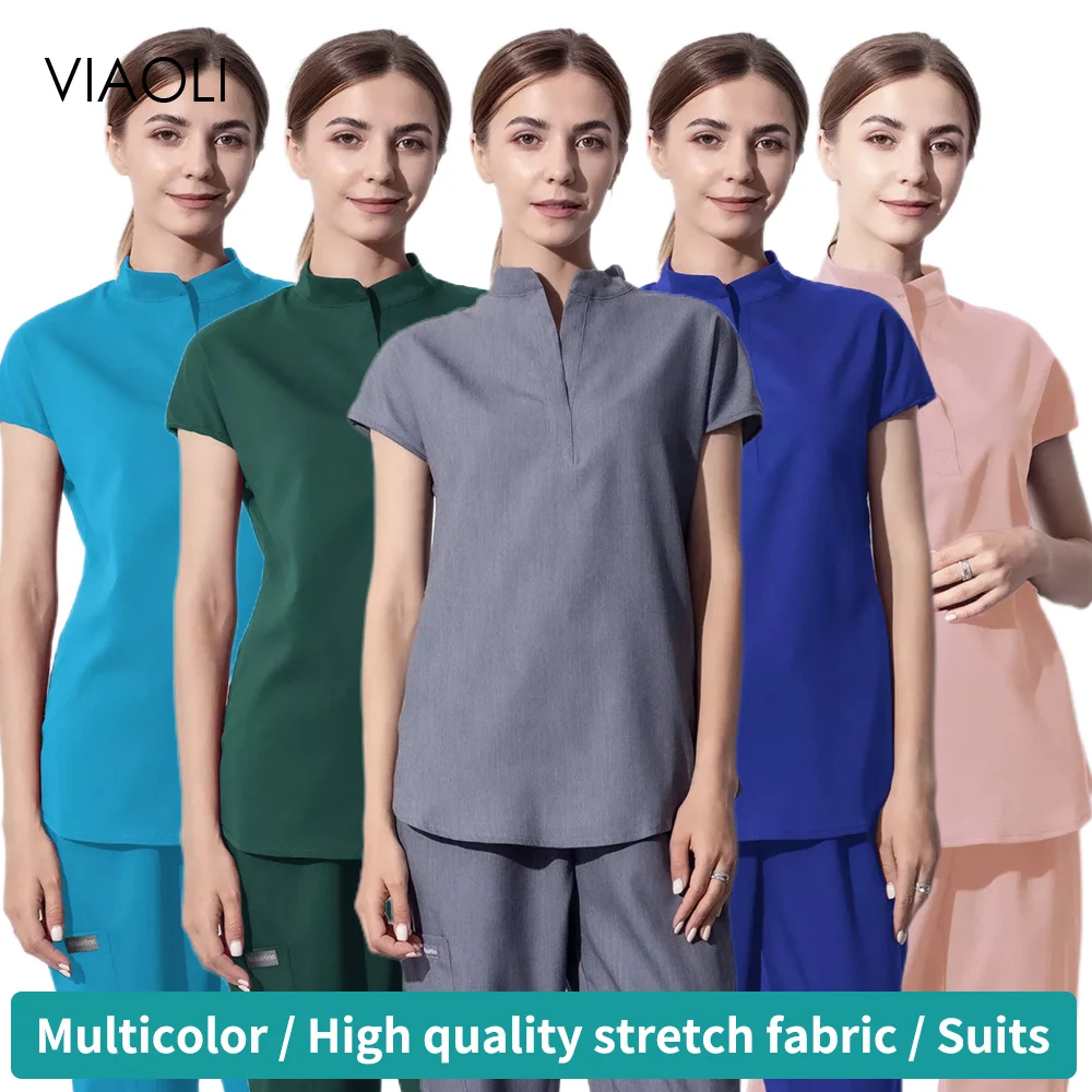 Hospital Nursing Uniform Women Scrubs 