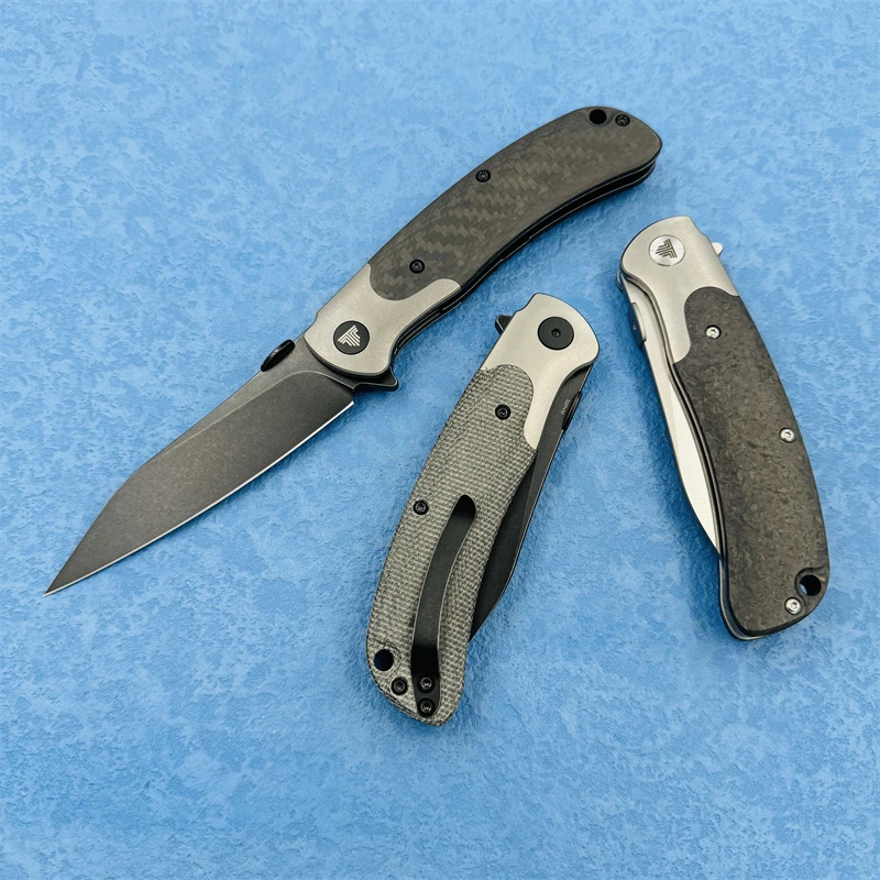 TRIVISA UMa-05 Folding knife Titanium alloy+CF Handle S35VN 6