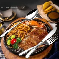 Portable Stainless Steel Cutlery Suit with Storage Box Chopstick Fork Spoon Knife Travel Tableware Set Camping Cutlery 5