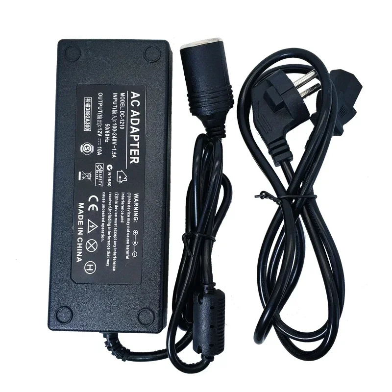 Power Adapter AC DC 110V 220V to 12V 2A 5A 8A 10A Power Adapter Supply Car Cigarette lighter Converter inverter