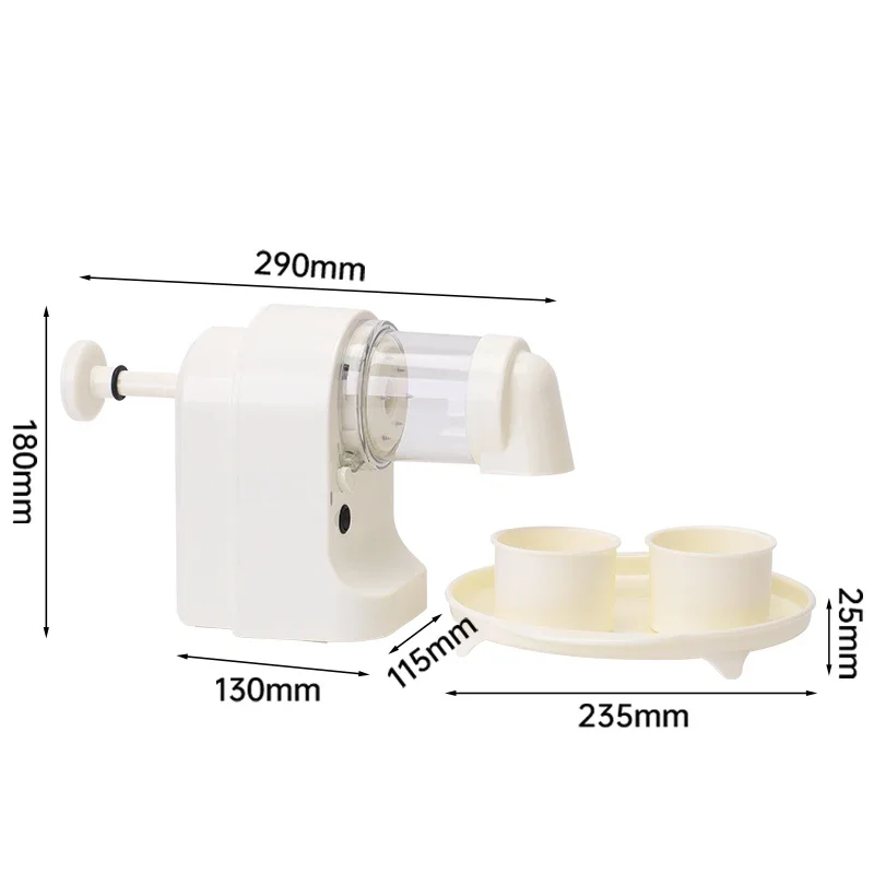 Charging Soft Ice Machine Ice Crusher Electric Household Snowflake Stall Commercial Shaking Crusher Machine Picador De Hielo