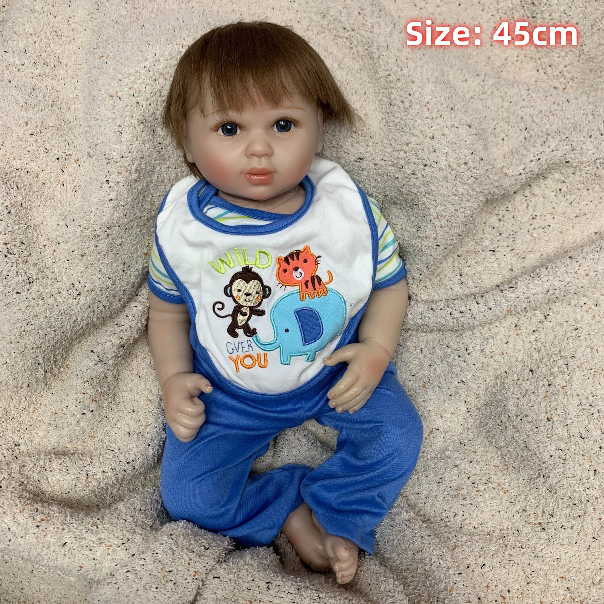 AWW! 18-20inch Reborn Toddler Doll 20inch Newborn Baby Doll Lifelike Bebe Realistic Doll Toy Boneca Brinquedo - 5