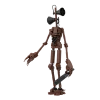 Moc Horror Game Scene Siren Head Classic Mechanical Monster Building Block Assembly Model Mechanical Juguetes Boy Toy Gift 2