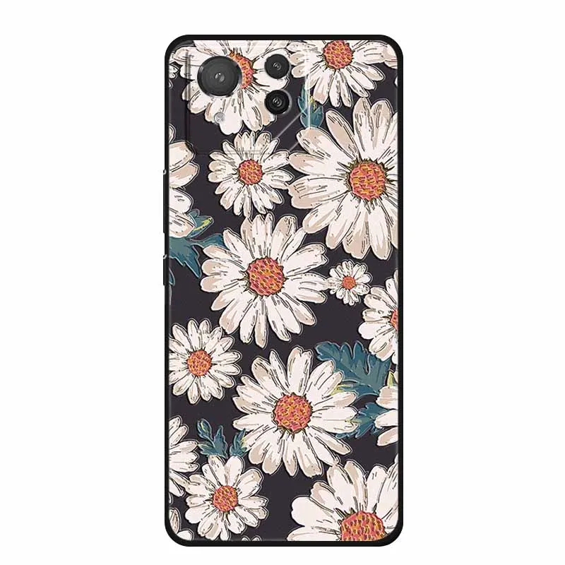 Premium 3D Embossed Black Silicone Soft Back Cover Case