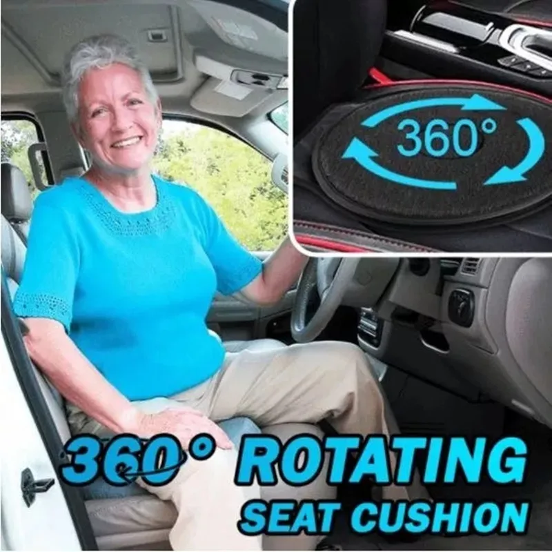 360° Degree Rotating Car Chair Seat Cushion Swivel Cushion