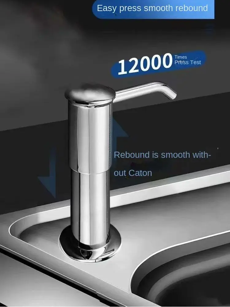 Description Picture 6 of itemKitchen sink soap dispenser soap dispenser extension tube detergent detergent presser Dish basin pressure extractor