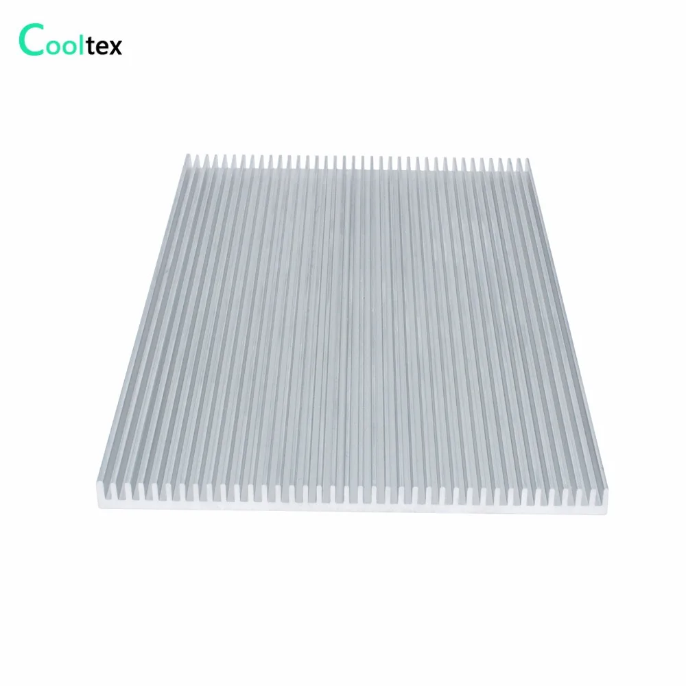200 x 127 x 8 mm Aluminium-Kühler, Kühlkörper, Kühlkörper, Kühler für Chip-LED-Kühlung mit elektronischer Wärmeableitung – Detail 2