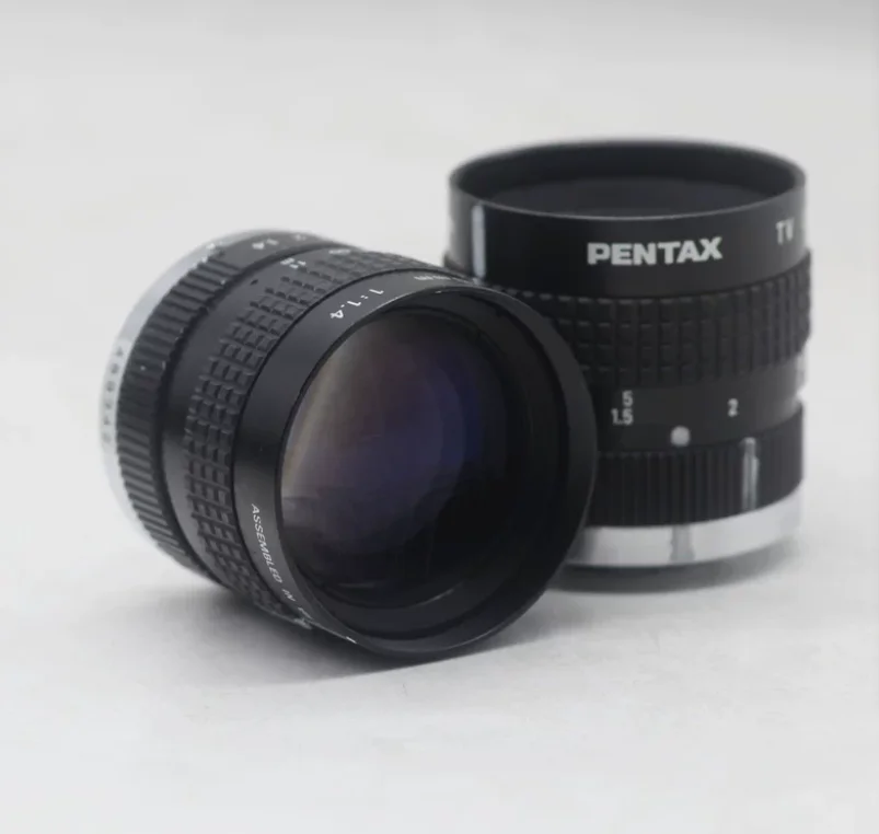 PENTAX 50/1.4 C-마운트 산업용 렌즈, 양호한 상태로 사용됨 50mm F1.4