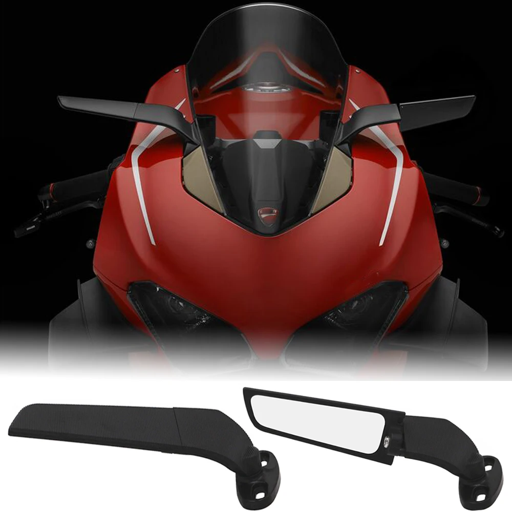 

Мотоциклетное боковое зеркало заднего вида, вращающееся крыло для Ducati Panigale V4 S 2018 2019 2020 2021 2022 2023 V2, аксессуары