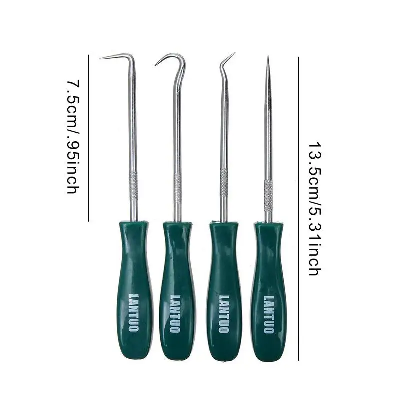 Kit Di Ganci Per Paraolio Gentpovth - 4 Pezzi Con Angoli Diversi (0&deg;, 45&deg;, 90&deg;, 135&deg;) - Per Guarnizioni, O-ring, Riparazioni Auto