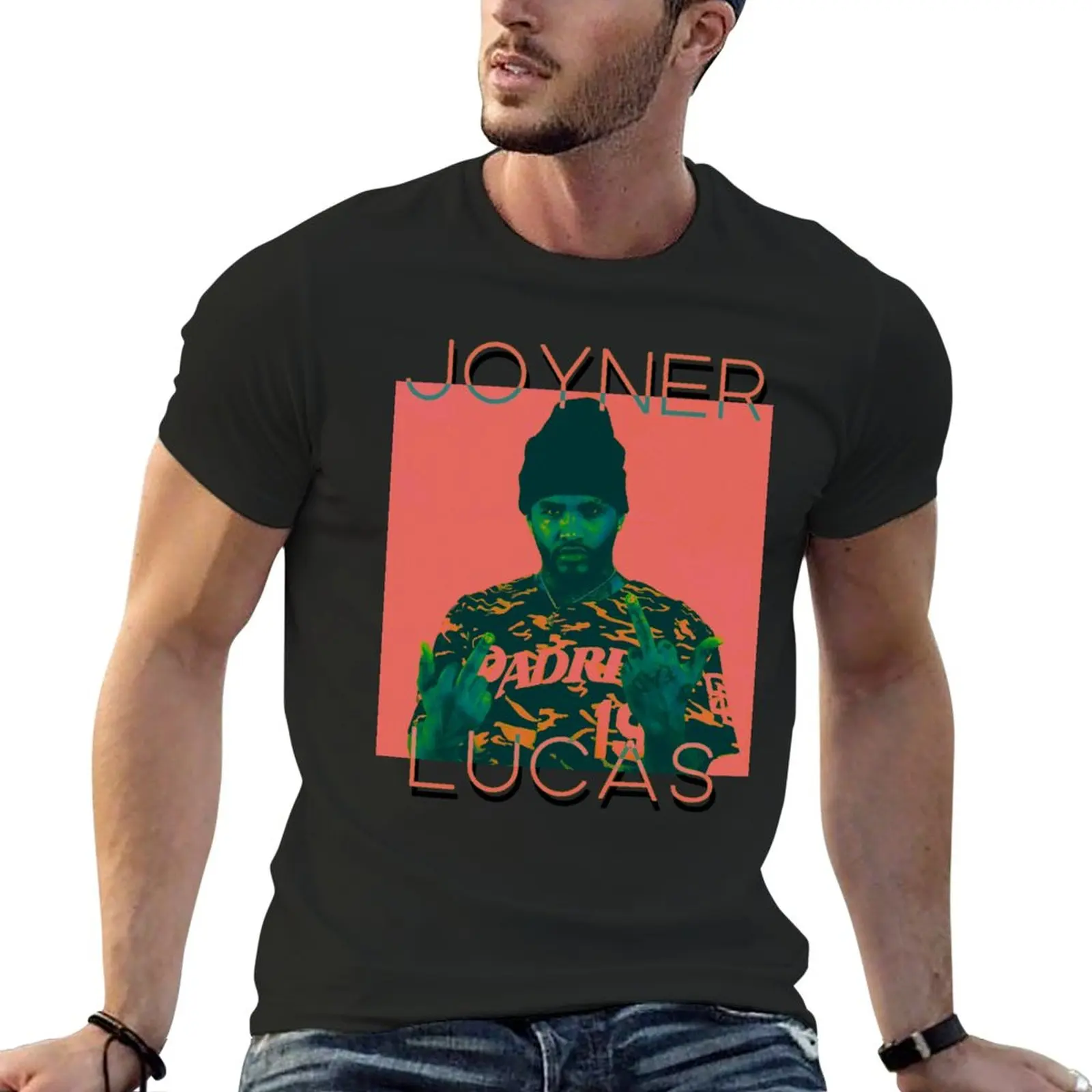 Joyner Lucas-T-Shirt Retrò Abbigliamento Vintage Vintage Mens Graphic T-Shirt Pack