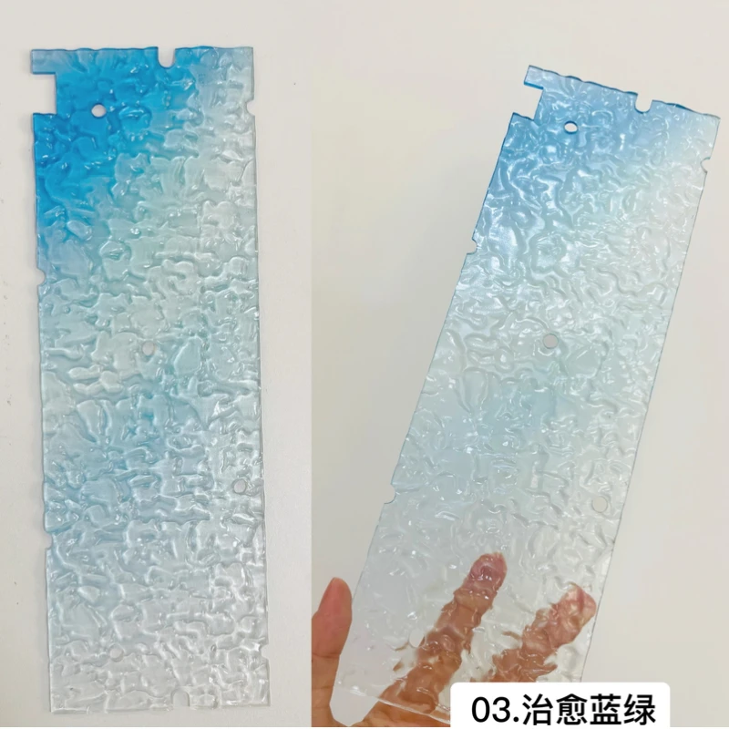 LOBO GH60 할로우 키보드 케이스 Mad60 Holy60 키보드 쉘용 맞춤형 유니폼 플레이트 워터 리플 기계식 키보드 보드 선물