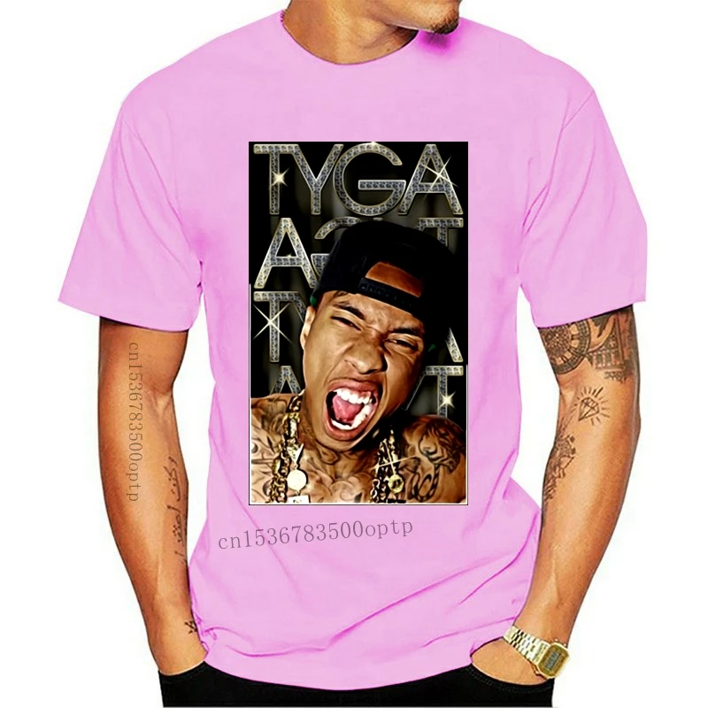 Мужская одежда новая Tyga Shout Hot Juniors розовая футболка для мужчин и женщин Харадзюку