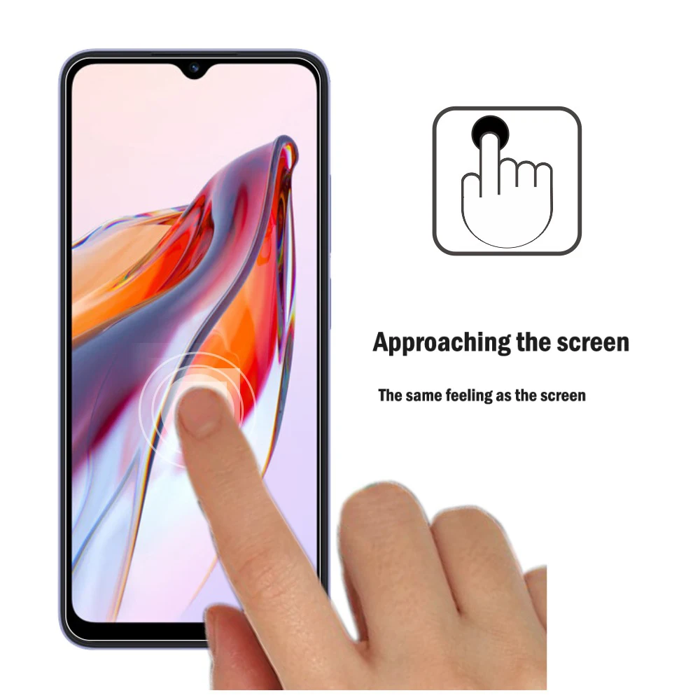 

For Xiaomi Redmi 12C Screen Protector Full Screen Coverage For Poco C40 Transparent Tempered Glass Film 2.5D edge 9H Hardness