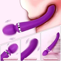 Leistungsstarke AV Zauberstab Klitoris Vibrator Für Frauen G-punkt Klitoris Stimulator Dual Dildo Massage Weibliche Masturbator Erwachsene Sex Spielzeug 1