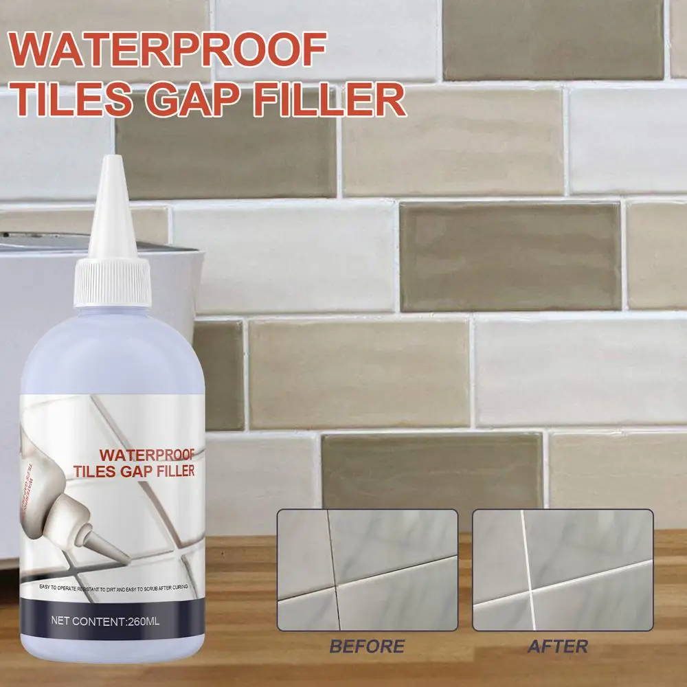 Description Picture 3 of item260ml Tile Grout Repair Home Improvement Grout Paint Wall Mending Agent Tile Grout Repair Refill Beauty Seam Agent for home