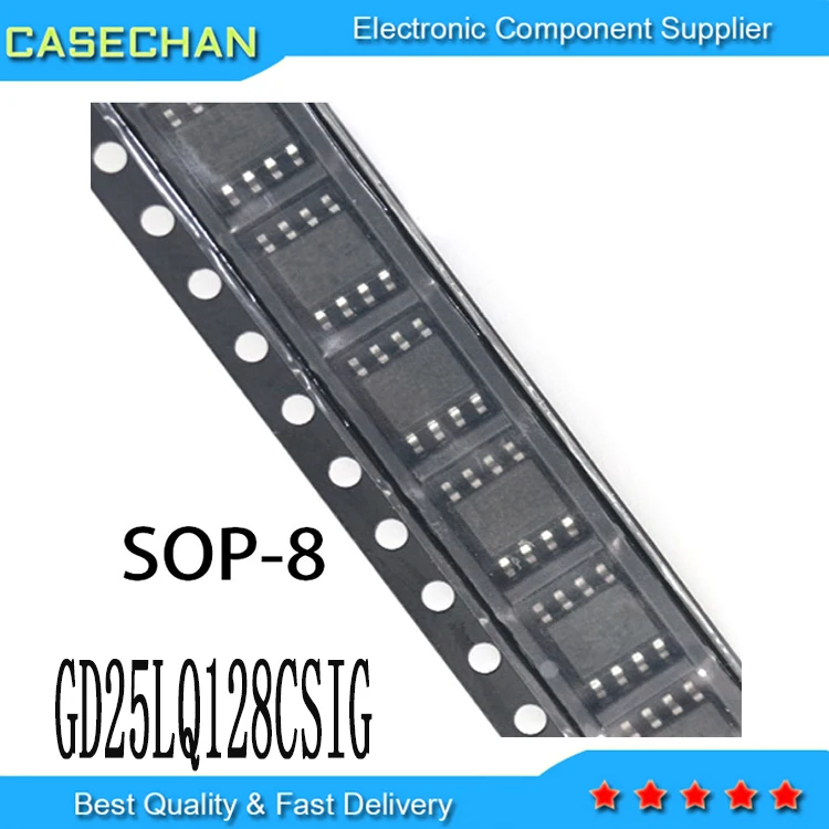 

Новые и оригинальные 25LQ128 25LQ128CSIG GD25LQ128DSIG 25LQ128DSIG SOP-8 GD25LQ128CSIG, 5 шт.