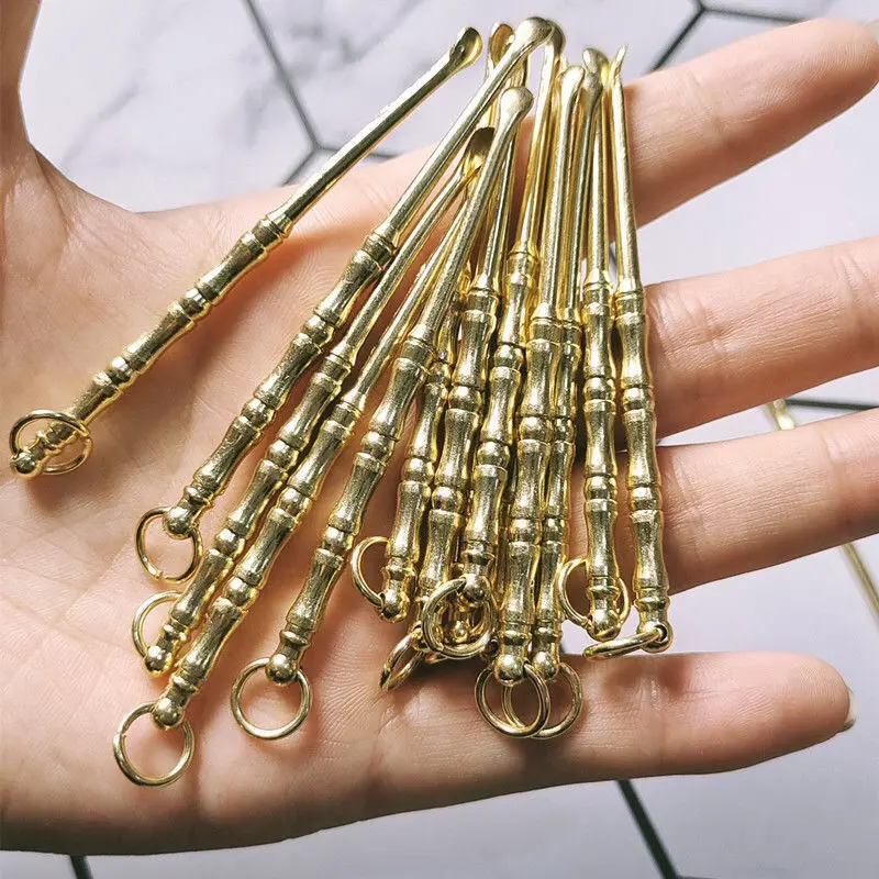 5pcs/lot Snuffspoon Smoking Stainless Steel Tool Smoking Pipe Spoon