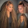 40Inch Highlight Wig Human Hair Colored Curly Wigs 13X6 Hd Lace Frontal Wig Brazilian 4/27 Deep Wave Lace Front Wigs For Women 3