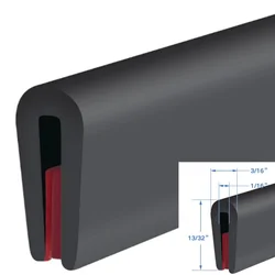 Car Door Edge Protector Trim - U - Shape Rubber Guard Seal, 300cm, Oil - Resistant, Stylish Shield Enclosure (Black)