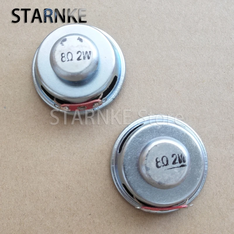 2PCS 1.5 Inch Full Range Speaker 8 Ohm 2W Bluetooth Speaker Waterproof Diameter 40MM Height 19MM