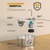 Stainless Steel Cat Fountain Automatic Pet Water Feeder Viewing Window Pet Water Dispenser Accessories Smart Cat Drinking Bowl 3