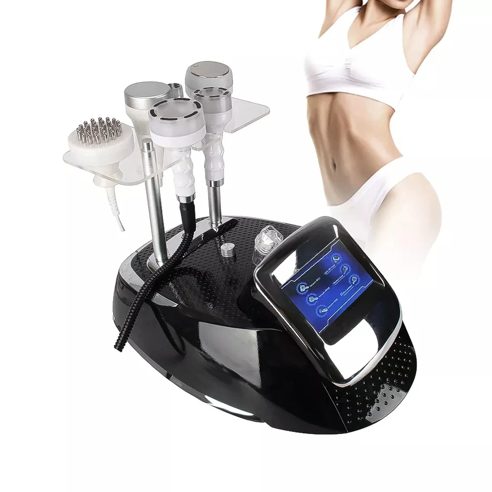 

6 in 1 80k Vacuum Cavitation Weight Loss Beauty Machine 5D Cavitation + RF+Vacuum Body Slimming Fat Burner Machine