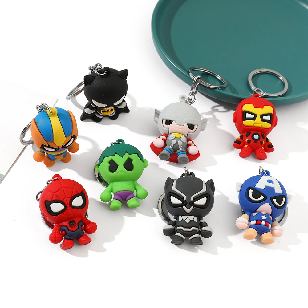 Portachiavi Marvel, Spiderman, Dottor Strange, Iron man, Capitan