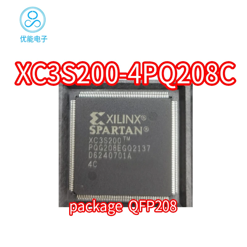 

Imported XC3S200-4PQG208C packaged QFP-208 programming logic unit XC3S200-4PQ208I