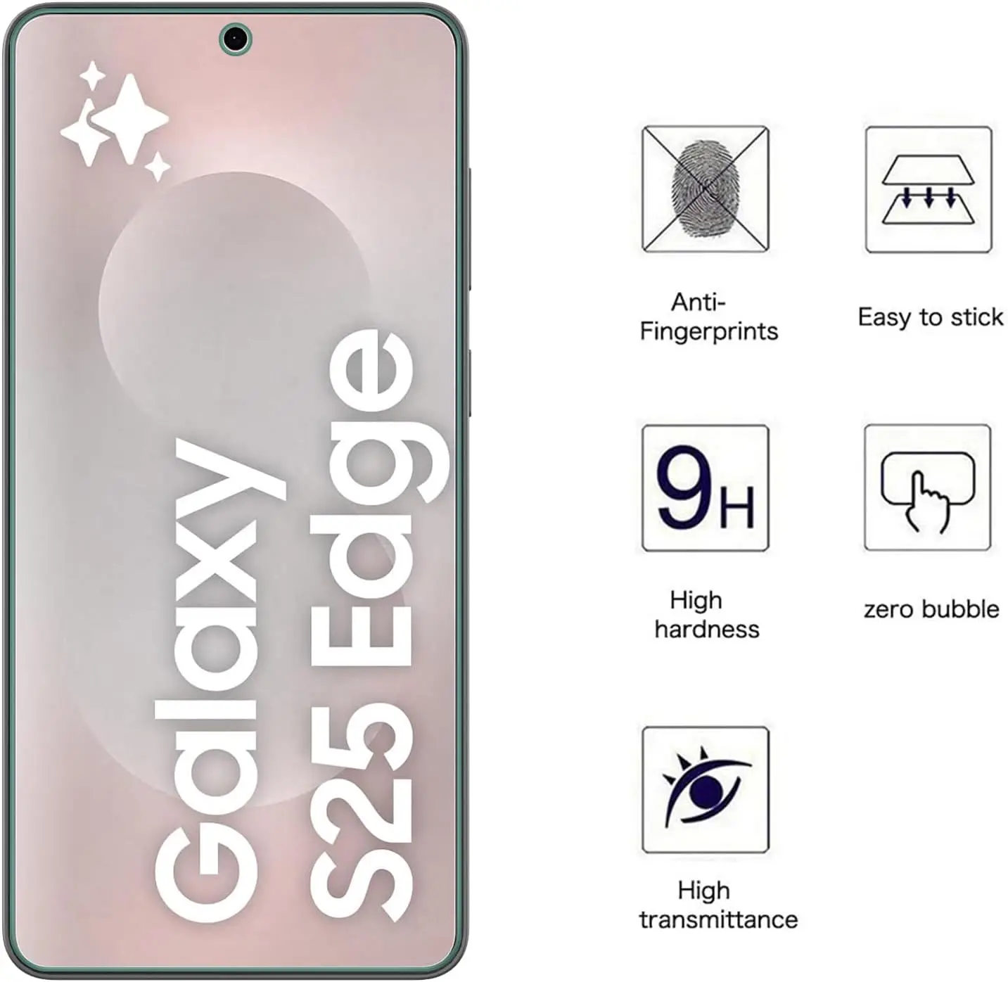 HD Tempered Glass Screen Protector Set - 2/4 Pack