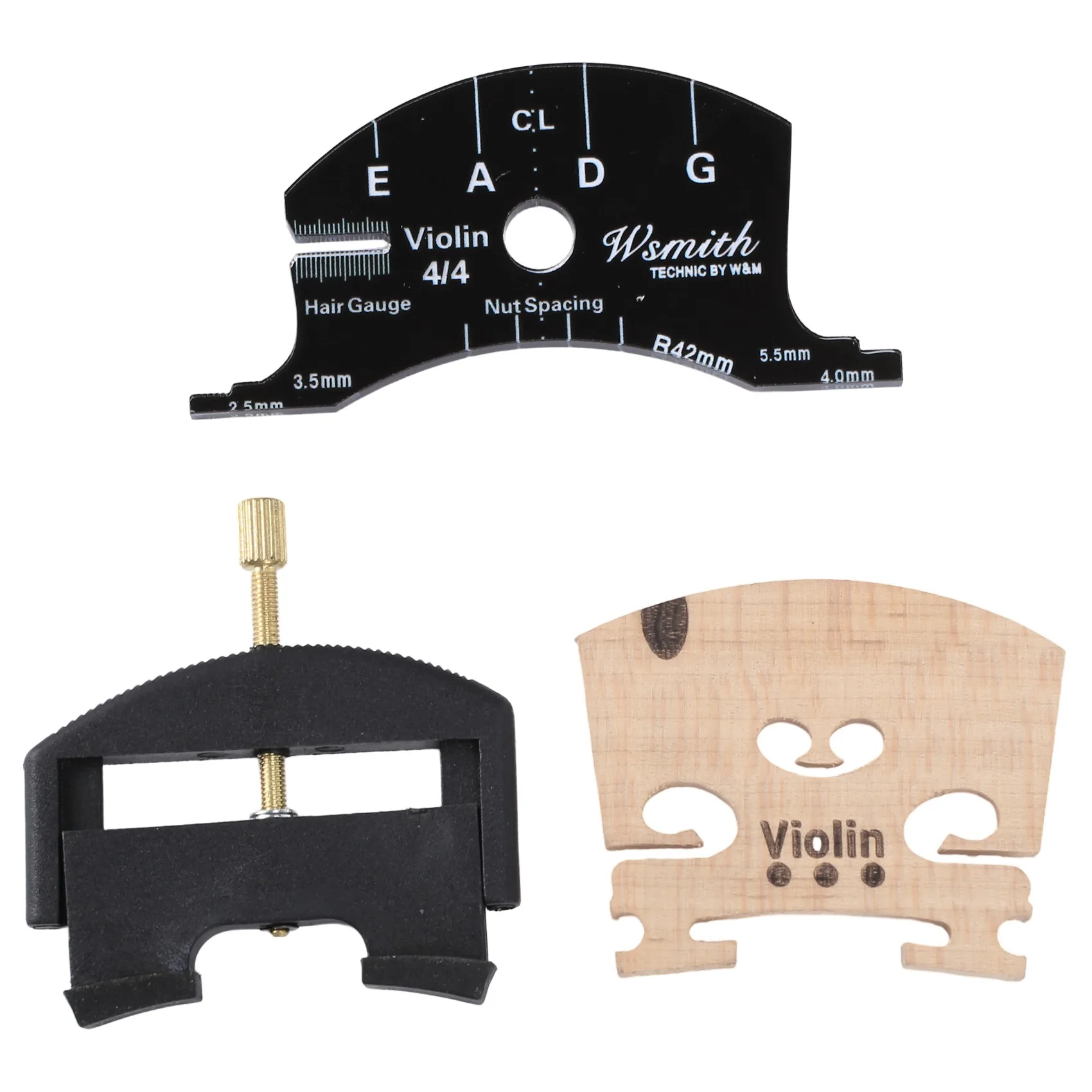 4/4 Violin String Lifter Change Violin Bridge Tools Bridges Template Durable Accessories Light violin bridges