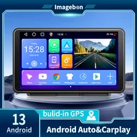 7‘’ E70 Imagebon Dash Cam Android 13 5G WiFi Car DVR 8 Core GPS FM Aux With Rearview Mirror 5.1 Bluetooth Phone Call