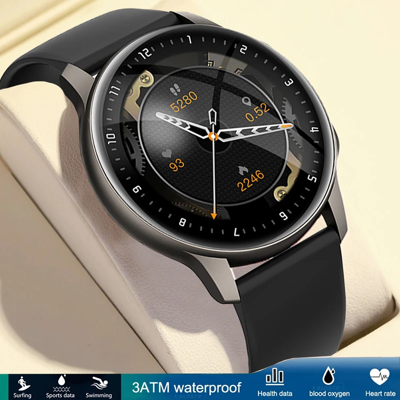 KALOSTE New Smart watch Men 360*360 AMOLED Full Touch Sport Fitness Tracker Women Smartwatch Clock Man For Huawei Xiaomi apple