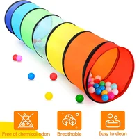 Kids Play Tunnel Tent for Toddlers Colorful Pop Up Crawl Toy for Baby or Pet with Breathable Mesh Collapsible Gift for Game 1