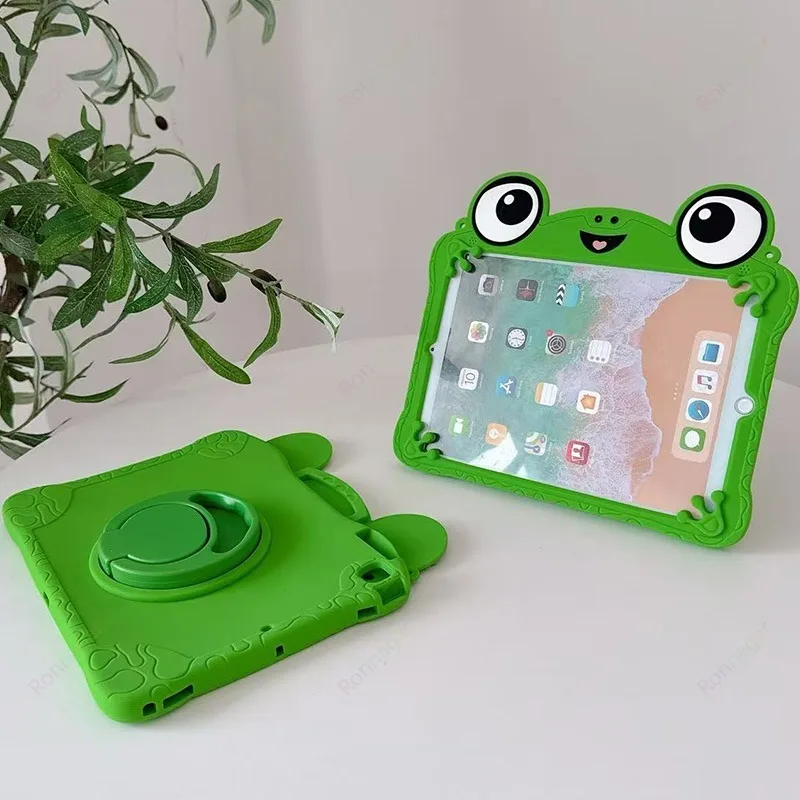 Cartoon Frog Silicone Tablet Case