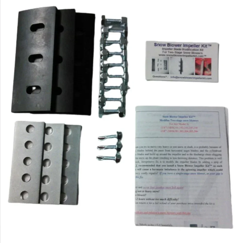 Snowblower Modifies Impeller Universal Impeller Stainless Steel Snow Blower 1/4Inch Thick Modification Kit