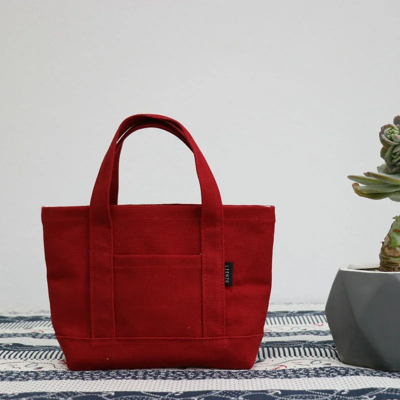 Borsa a tracolla da donna piccola borsa in tela di cotone borsa casual tote borsa ecologica femminile borse a tracolla carine 2025 - immagine 4