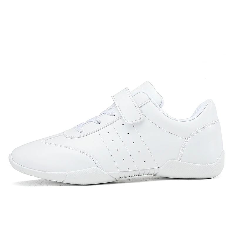 6684 Children's competitive aerobics shoes White cheerleading shoes Training competition Artistic gymnastics Square