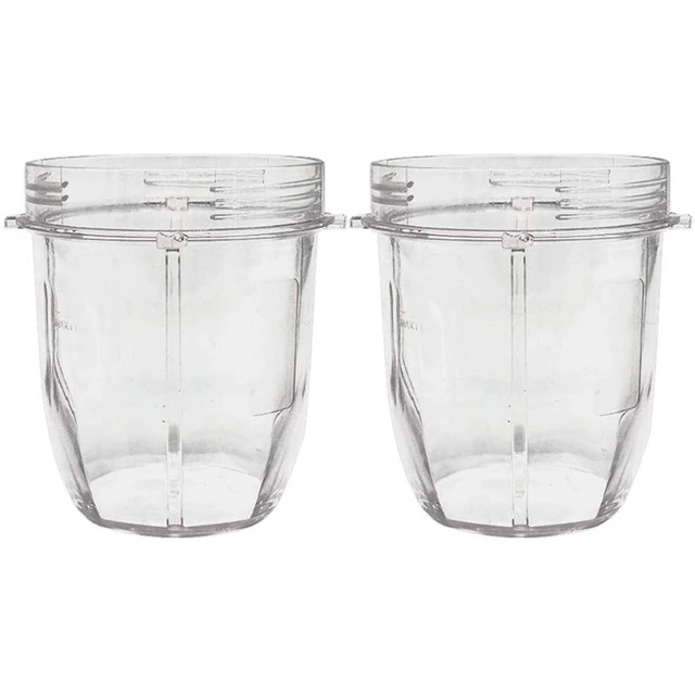 2 Pack 12 oz Cup Replacement Parts Compatible with Nutri Ninja Auto-iQ  Blenders 426KKU450 