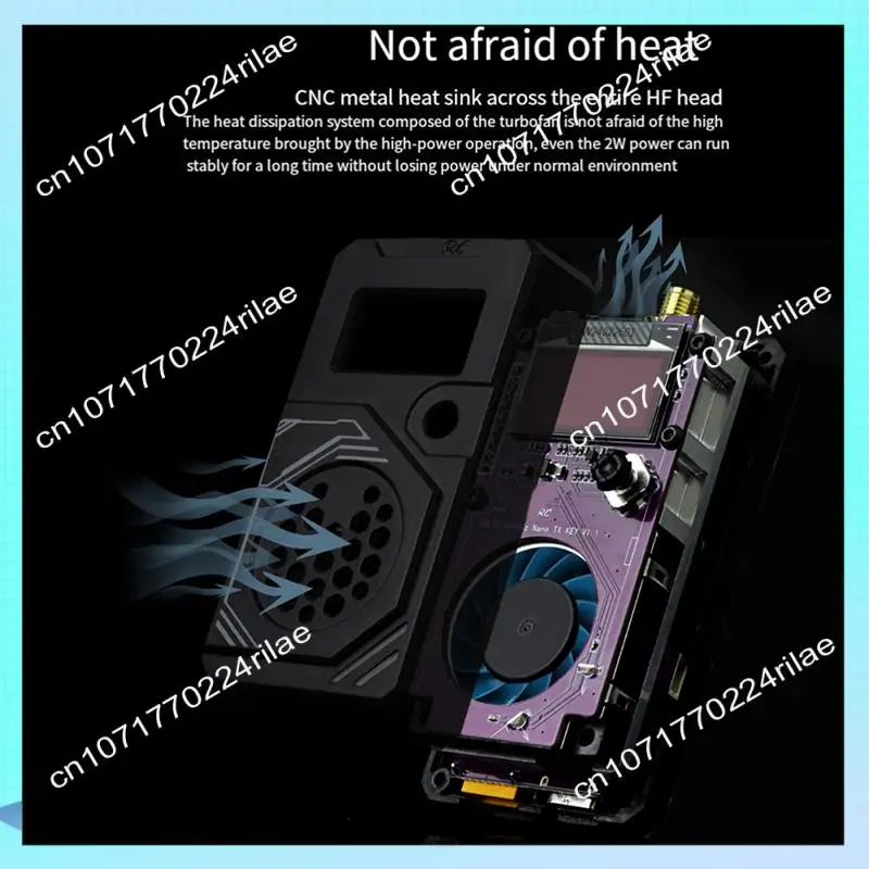 HGLRC TONE TX 레인저 ELRS 868/915Mhz 2W RC 레인저 2S-6S JR 5PIN NANO 8 핀 FPV TX 용 A17Z