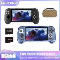 ANBERNIC RG556 Ретро портативная игровая консоль 5,48 дюйма AMOLED большой экран BT5.0 Android 13 система 1080*1920 видеоигровой плеер