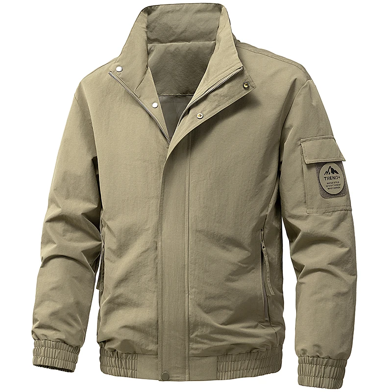 새로운 윈드브레이커 얇은 재킷 남성 야외 낚시 하이킹 재킷 모토크로스 마운틴 코트 아우터웨어 데일리 웨어 캐주얼 카고 재킷