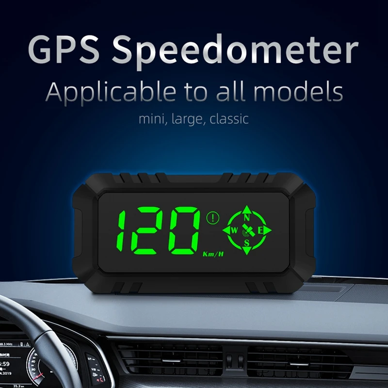 자동차 HUD GPS 디스플레이 속도계 디지털 자동차 헤드업 디스플레이, 과속 경보, 모든 차량에 범용