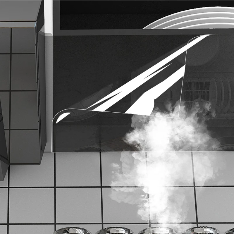 Kitchen Hanging Cabinet Anti Steam Sticker Waterproof Self-Adhesive Cabinet Bottom Anti Oil Fume Transparent Protective Film 5M