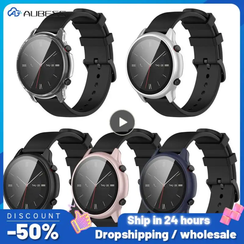 Custodia Protettiva Anti-Caduta + Proteggi Schermo In Vetro Temperato Per Huami Amazfit Gtr2 Esim Sport New Shell Per Amazfit Gtr 2 Esim