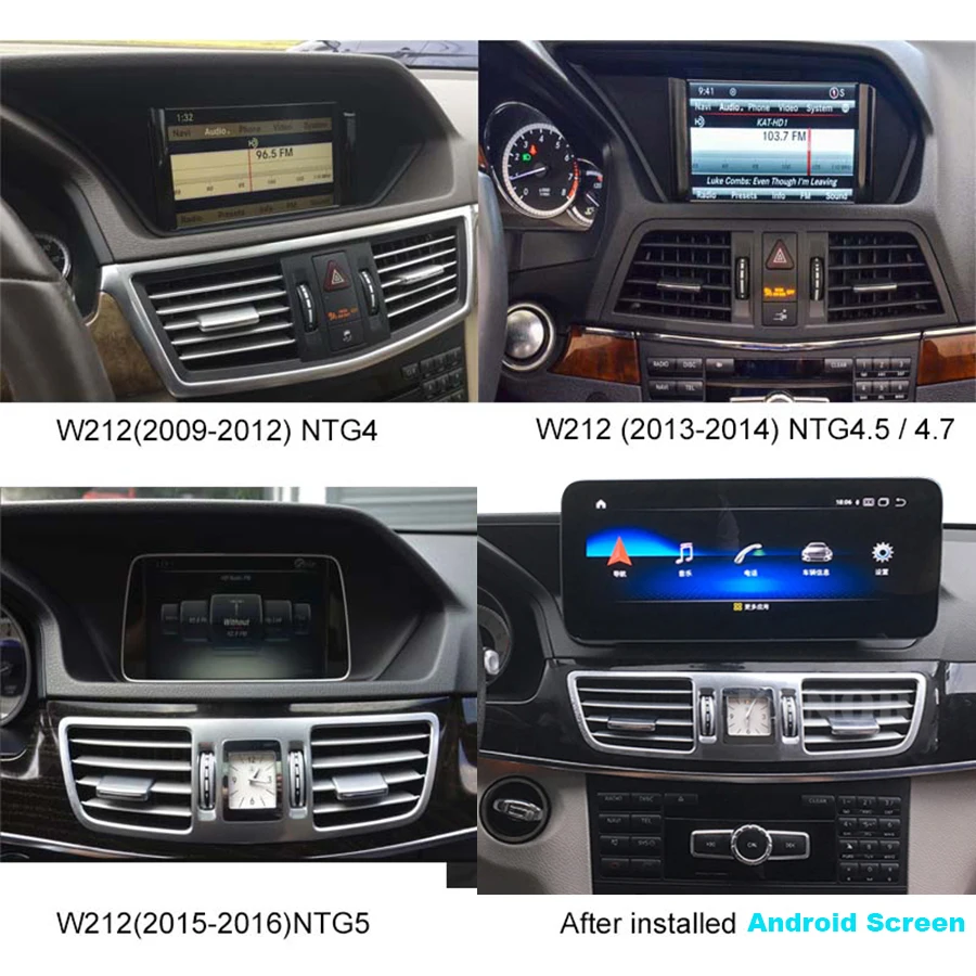 Автомобильное радио Bluetooth GPS-навигация Wi-Fi экран головного устройства для Mercedes Benz
