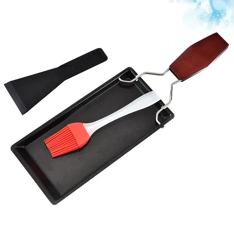 Description Picture 4 of itemBakeware Set Frying Comal Steak Pan Grilling Cheese Square Plastic Mini Griddle