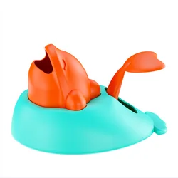 Interactive Treat - Dispensing Dog Toy for Indoor Fun and Training Puzzles (Blue Whale)