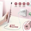 SEJOY Sonic Electric Toothbrush Oral Cleaning Personal Care Appliances IPX7 5 Modes Smart Rechargeable Automatic Toothbrush 5
