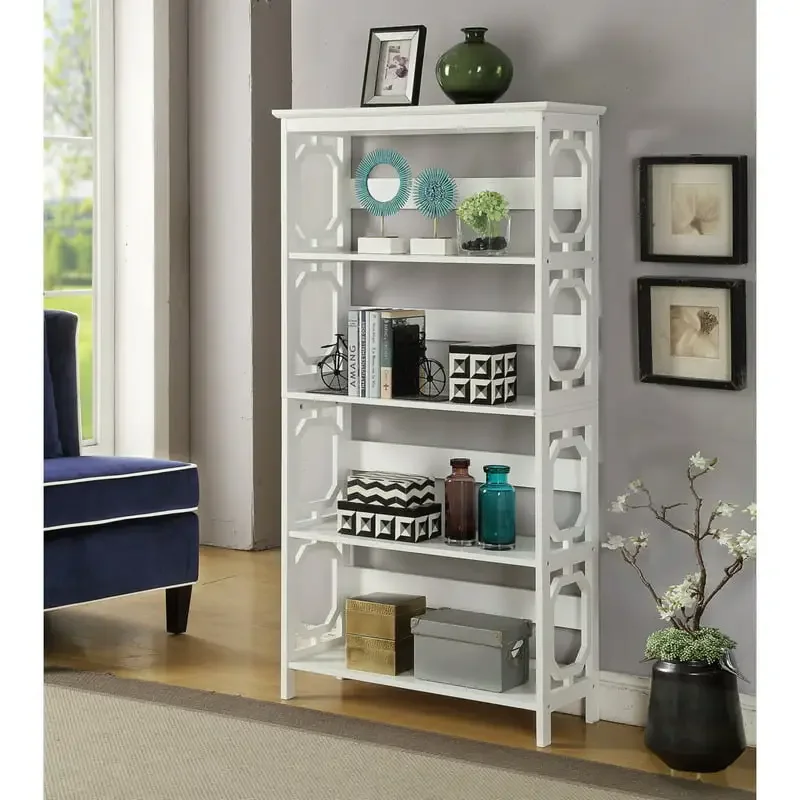 

Omega White 5 Tier Bookcase